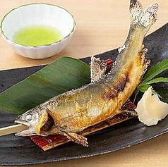 鮎 塩焼き