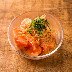 じゃことトマトのさっぱりサラダ