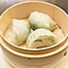 野菜入り水晶蒸餃子