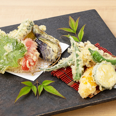 季節野菜の天布羅 盛り合わせ