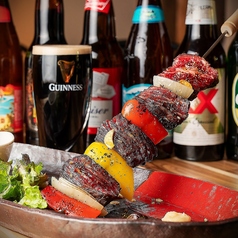 カイノミの特大BBQ串の写真