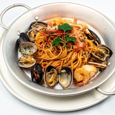 魚介のペスカトーレ※乾麺リングイーネを使用