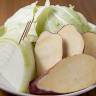 有機野菜へのこだわりを大切にしています。