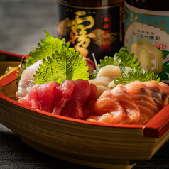 鮮魚の盛り合わせ 4種盛り