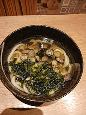 宍道湖のシジミうどん