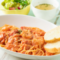 料理メニュー写真&nbsp;えびクリームパスタ