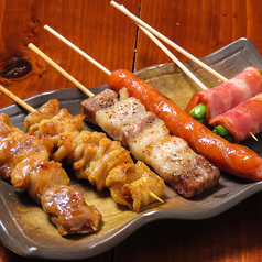 串盛り合わせ(5本)