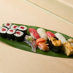 鮮魚寿司盛り合わせ3種6貫