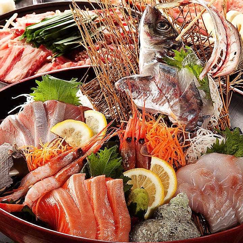 当店人気No.1★自慢の鮮魚が今日も美味い！豪快！桶盛り！