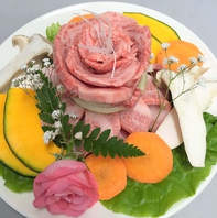 誕生日・記念日【肉&野菜&花のケーキ】サプライズ♪