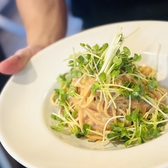 アボガドと明太子大葉のパスタ