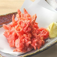 紅ショウガの天ぷら