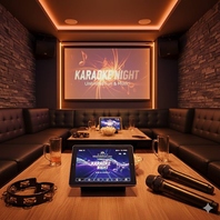 カラオケ設備を完備！大きなプロジェクターも有り！