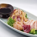 料理メニュー写真&nbsp;鶏刺し盛り合わせ