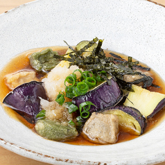 茄子と生麩の揚げ出汁
