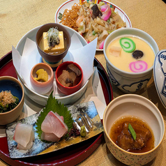 昭和45年　元祖茶碗蒸し　銀座　吉宗のコース写真