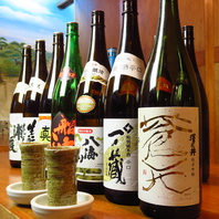 地元多摩の地酒を取り揃えております焼酎各種もご用意