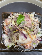 蒸し牛肉レモンサラダ