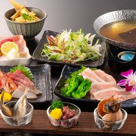 贅を尽くした高級料理を楽しむ、特選定食