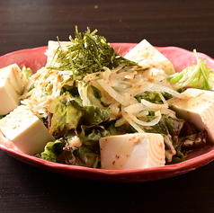 豆腐ごまドレサラダ