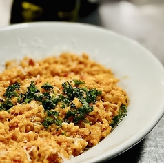 タラバガニのマトクリームリゾット