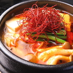 【豚熟のスンドゥブ】豚熟で人気メニュー！ごはんにも合う逸品です♪