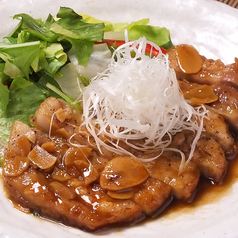 霧島山麓豚 豚ロースのガーリック焼き