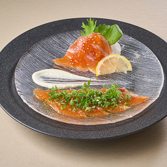 信州サーモンのカルパッチョ