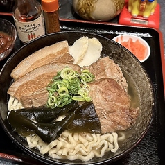 やーにんじゅそば（ソーキor三枚肉）