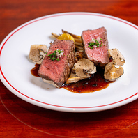 北海道牛フィレ肉のステーキ