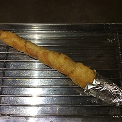 牛巻きあすぱらの1本揚げ