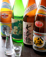 有名無名を問わず、味で集めた豊富な日本酒！