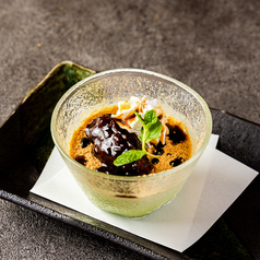 きなこの抹茶プリン