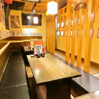 俺んちを再現したユニークな店内も人気の秘密
