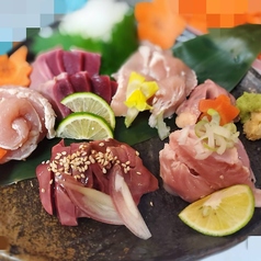 刺身の盛り合わせ