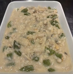 アサリと白インゲンの豆のポチャス