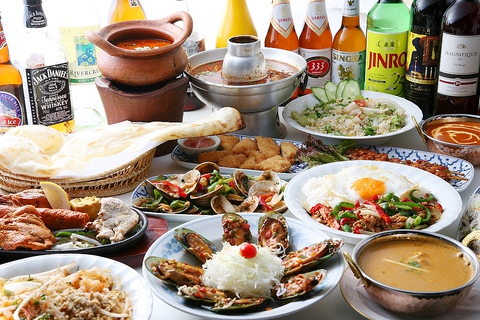 気軽にインド・タイ料理を楽しめるお店　《　SITA-RA　》