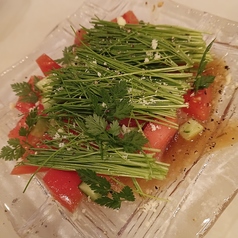 本日のカルパッチョサラダ仕立て