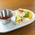 料理メニュー写真&nbsp;梅・ささみ・大葉春巻き 1本