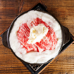 湯葉とろろのすき焼き