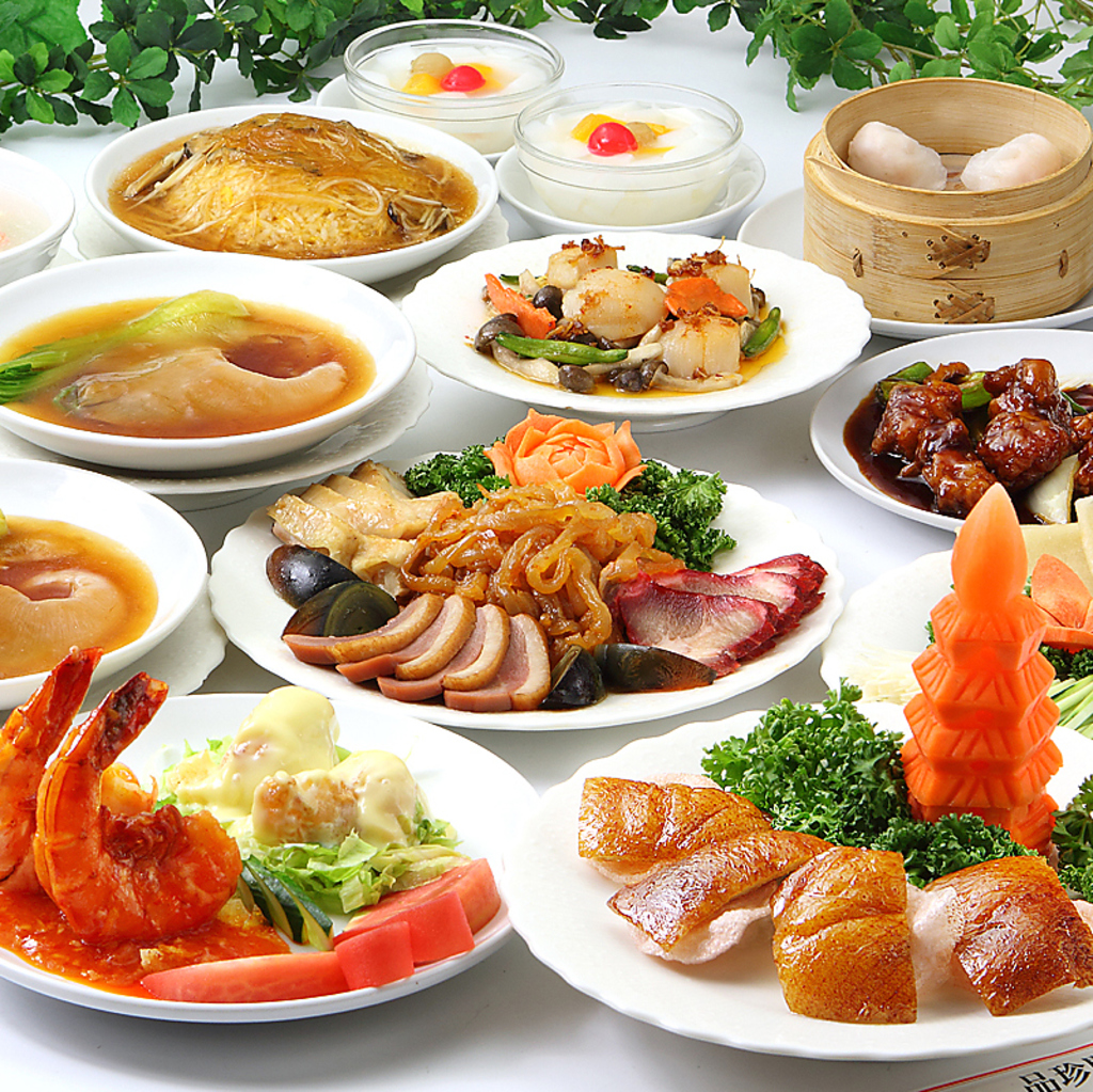 豪華151品オーダー式食べ放題！四川、広東、上海、北京四大料理すべて食べ放題！！