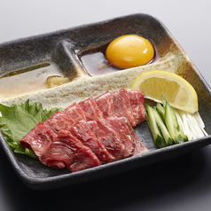 信州牛レアユッケ風