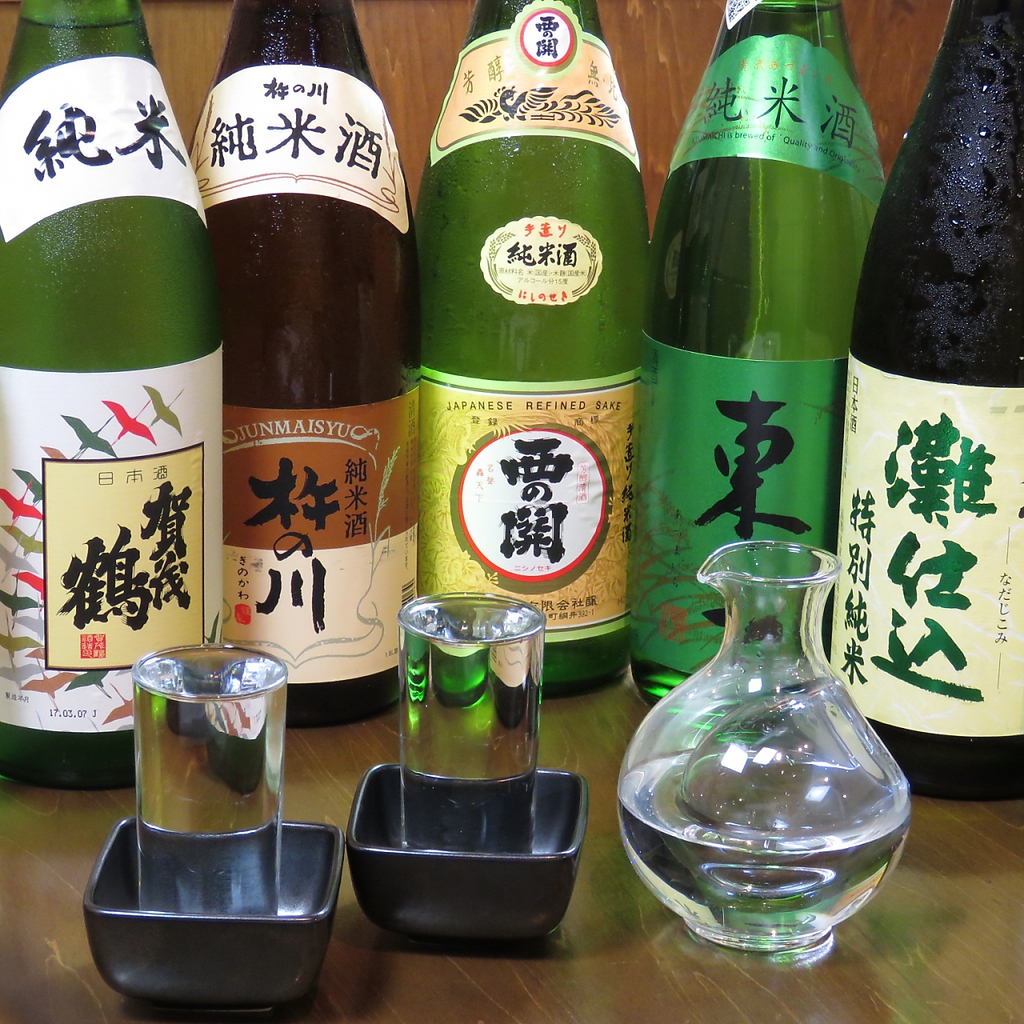 ドリンク全200種飲み放題!!日本酒も全9種類有★日本酒目当てにリピーターが続出中！