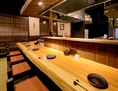 最大35名様までご利用可能な店内は、大人数での貸切にも対応可能です。企業様の貸切パーティーや同窓会など、規模に応じたご利用ができますので、まずはお電話でご相談ください。