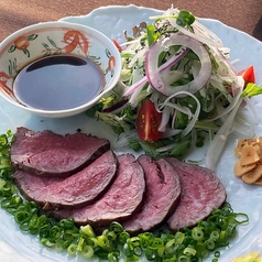 牛フィレ肉の和風ローストビーフ