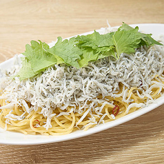 しらすと大葉のペペロンチーノ