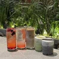 カフェメニューからエードまで幅広くご用意
