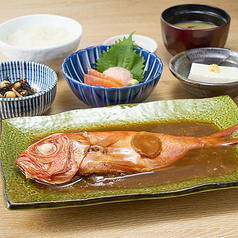 国産金目鯛の煮付け御膳