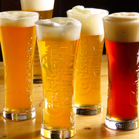 様々なドリンク！クラフトビールや酎ハイを楽しもう！