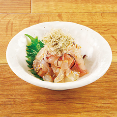 鮮魚の塩こんぶ和え